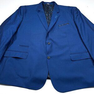 SYNRGY Men's Blue Blazer Sport Coat Casual Jacket Size 3XL 54/56 Classic